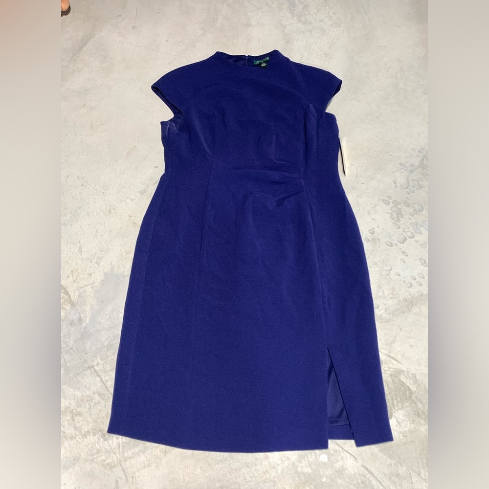 Lauren Ralph Lauren blue Dress 16 NWT